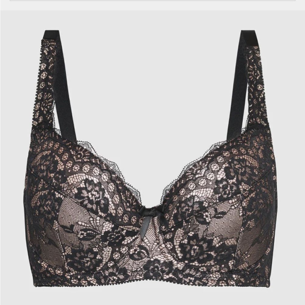 Fredricks Of Hollywood Voluptuous Full Figure Push Up Bra Blk 36DD NWT IN PKG - Picture 5 of 7